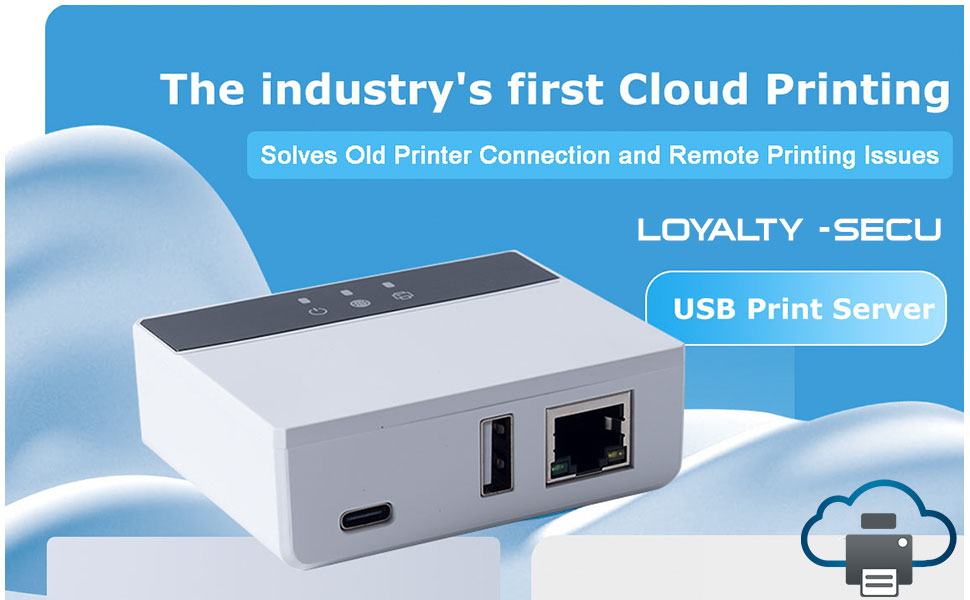 LOYALTY-SECU Cloud Bluetooth Print Server