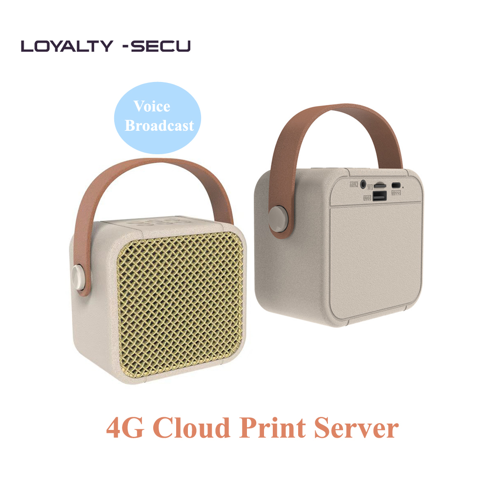 cloud print server with voice broadcast ,support to work with MQTT Server