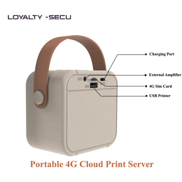 Portable Smart Cloud Print Server with 4G connectivity LOYALTY-SECU